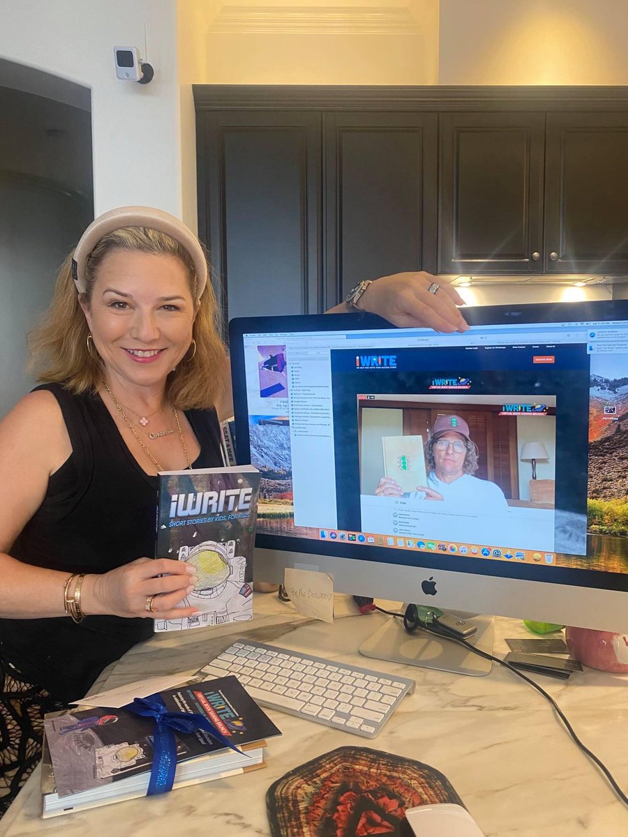 iWRITElit's tweet photo. Shout out to all of our attendees who made our virtual book signing event so special! Our published students and supporters celebrated in their own way while watching our big event at home. #iWRITEExplorers
Missed our groundbreaking event? Watch here: https://t.co/OKivHw5vgX https://t.co/WBcb9KQP6R