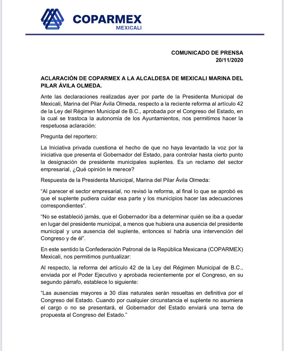 Coparmex Mexicali tweet media