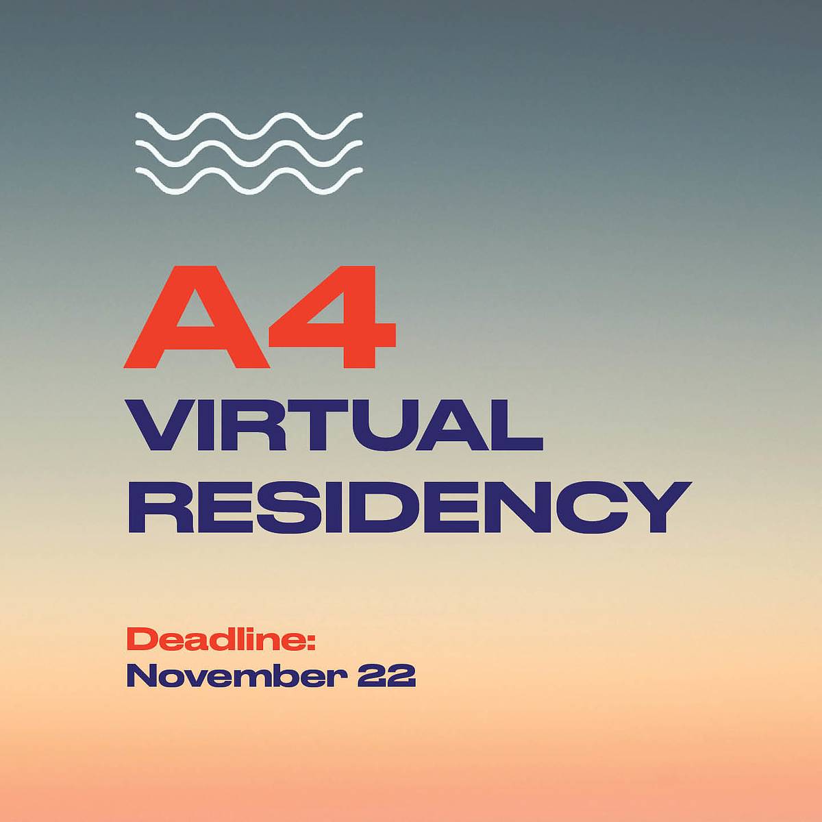 aaartsalliance's tweet photo. Last call for apps! Apply to A4VR before this Sunday, Nov. 22. For more info and to apply, click this link: https://t.co/tY1bNAh15R https://t.co/oZ6sc3CP3m