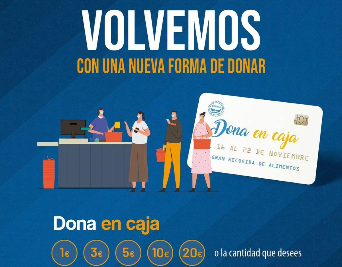 Ya solo quedan dos días, hasta el domingo 22 de noviembre,
colabora en la Gran Recogida Virtual de  <a href="/BancosolOficial/">Bancosol Alimentos</a> con #conlosmasvulnerables