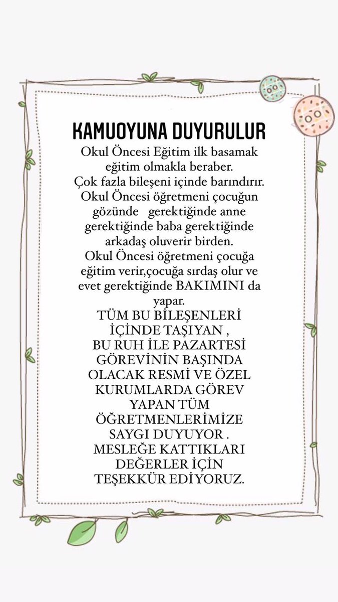 tayfunbedir's tweet photo. #okuloncesiönemli
@tcmeb@ziyaselcuk @ZehraZumrutS @ailevecalisma
@saglikbakanligi @drfahrettinkoca https://t.co/OtEolCy1IC