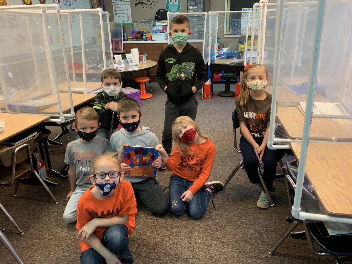 DWValentineFam's tweet photo. Our #ColtReadAloud was “The Turkey Ball” today. @jennoevancho @RHLSD_Colts @gailthomas47 https://t.co/sc9TzZGS7z