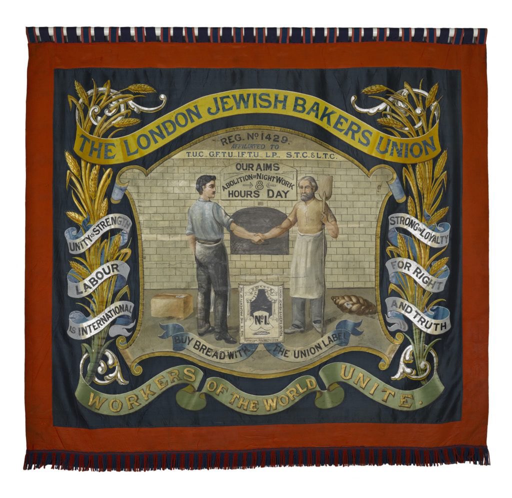 The London Jewish Bakers’ Union traces its origins to the turn of the 20th century, and is a reminder of just how far some trades unions still have to go on solidarity with Jews. A short thread on antisemitism, unions, solidarity and the Labour Party...