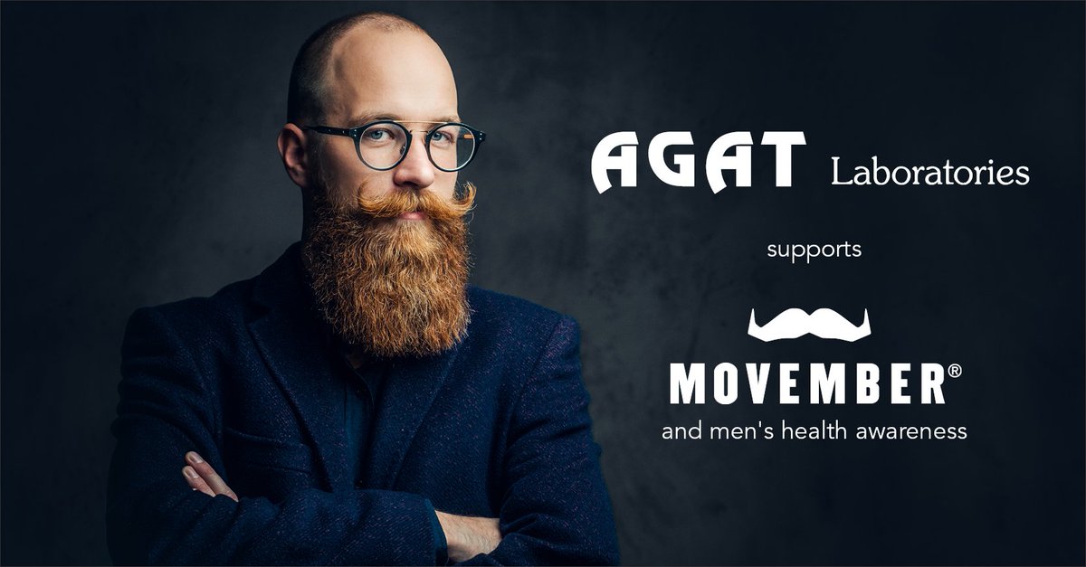 AGATLabs's tweet photo. Each November for the past 14 years, the #Movember campaign has encouraged #men across the globe to ditch their razors for 30 days and grow a mo to shine a light on men's #health issues. #Movember2020 #MoBro #MoSis https://t.co/zGZxXjeBBO