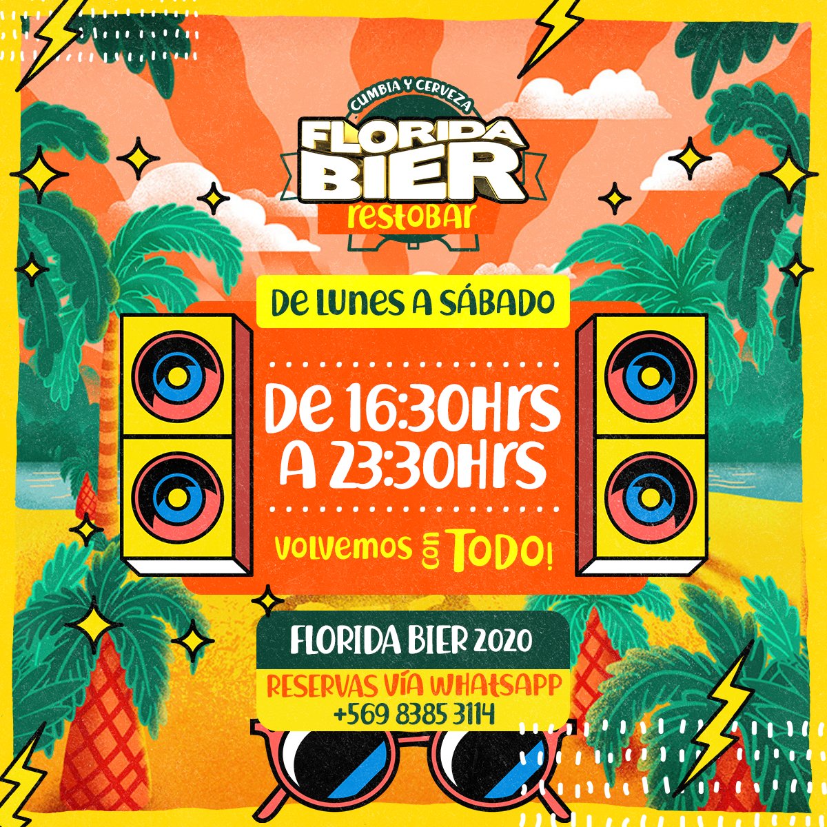FloridaBier's tweet photo. ⭕Sabrosa opción, Mar y Tierra , para acompañar tu trago preferido.                       
🔸Lunes a sábado de 16:30 a 23:30 hrs. Av Egaña 815, Peñalolén,Metro Los Orientales
                          
#FloridabierRestobar #CumbiaYCervezaTodoElAño
#peñalolen #cerveza #lareina https://t.co/4zILtZm3LL