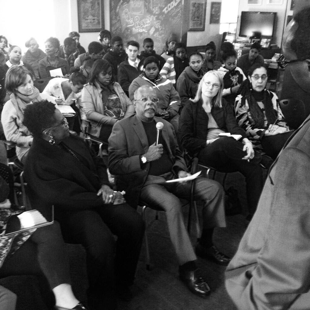 Laying in the cut, while @MHMorgan_HARI introduces me at @HiphopArchive/@HutchinsCenter back in 2013. @HenryLouisGates and Lani Guinier among those in the front row. #FlashbackFriday