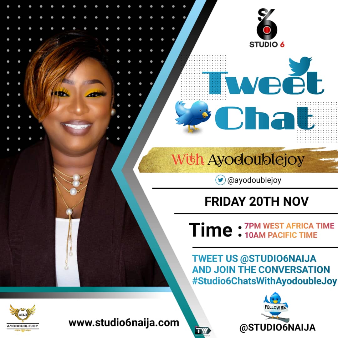 studio6naija's tweet photo. Congratulations 🎊 #MyDarling is 10k streams on @BoomplayMusicNG @AyoDoublejoy https://t.co/vyQrL1o99B

#Studio6ChatsWithAyodoubleJoy https://t.co/qAZ12uuUAH