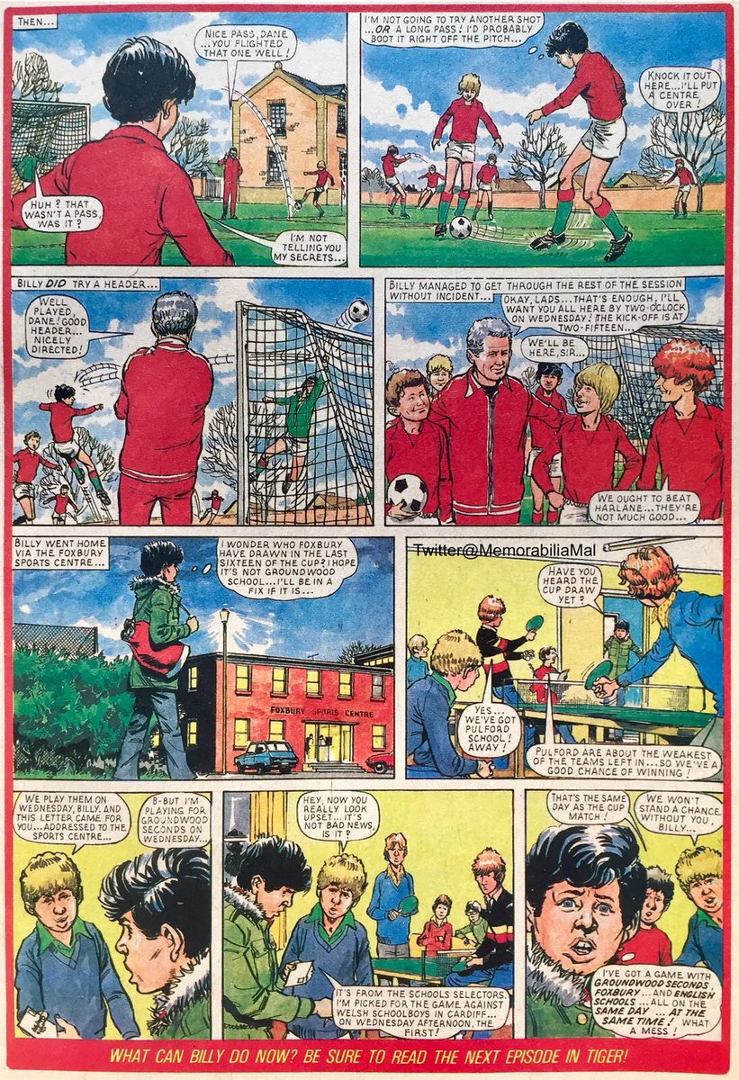 For all you kids out there  The story continues....Billy’s Boots from Tiger & Scorcher(4/2/78)