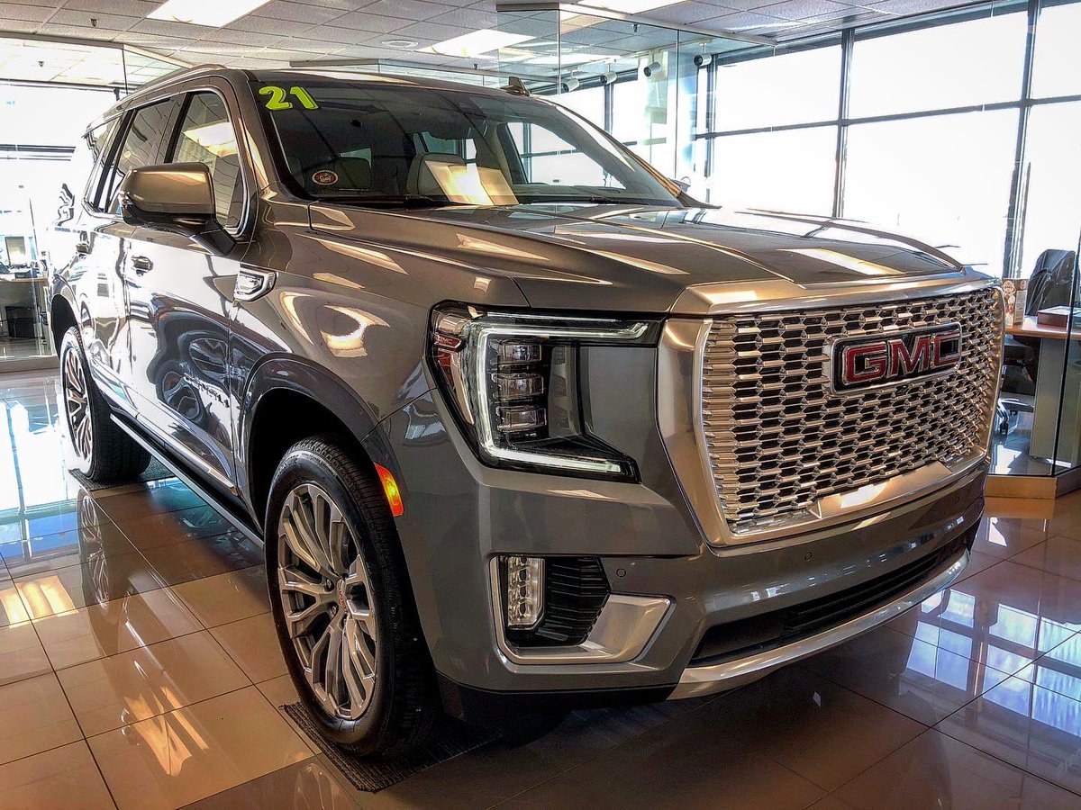 Stoops Automotive On Twitter The New 2021 Gmc Yukon Denali Looks Spectacular In Satin Steel Metallic With Teak And Light Shake Interior On Machined 22 S Gmc Yukondenali Denali New2021 Showroomshine Https T Co Lzkuplidcs