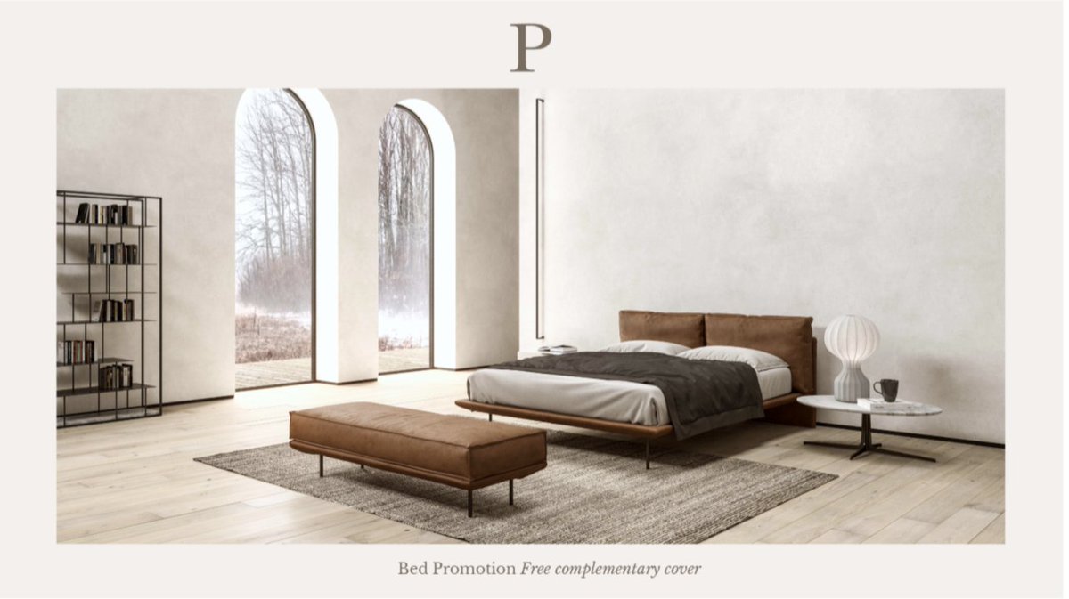 Just reminding --> One bed….two personalities!
Bed promotion 2020, if you buy a Presotto bed from 2nd to 30th November you get a new complimentary cover! contact the UK agent bianchifurniture.co.uk or other Presotto dealers #Bed #bedroomdesign #architecture #buynow #gift #sleep