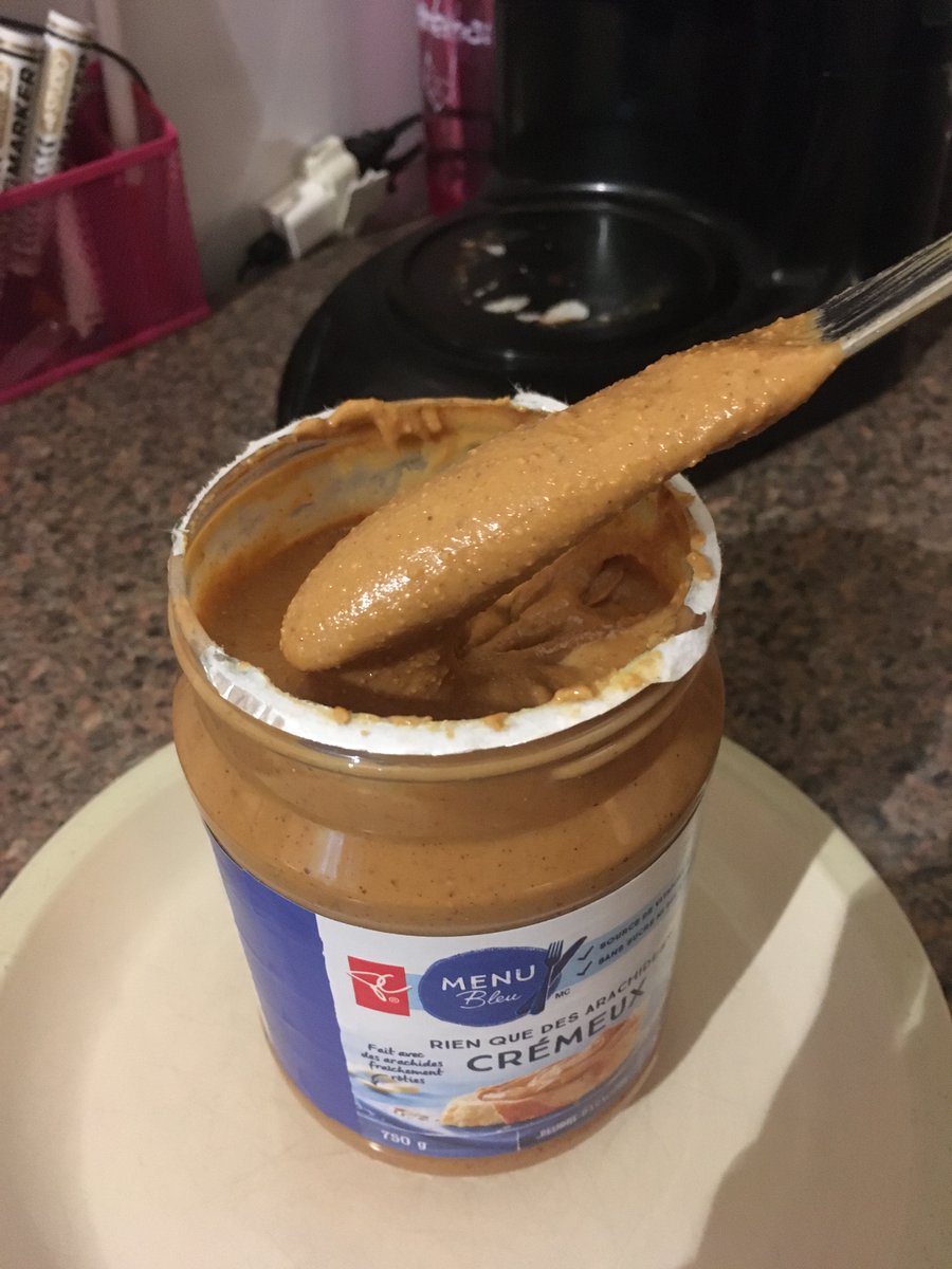 Beautiful. As easy to spread as shelf-stable, even right out of the fridge, and healthy by more definitions, without that salt and sugar added.