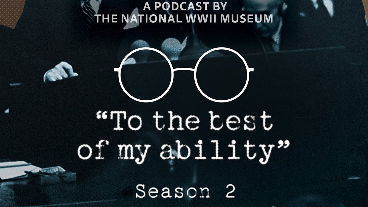 wwiipodcast's tweet photo. Season 2 Episode 1: "Doomed Men on Gallows Hang" is available on all major streaming platforms. You can find show notes, transcripts, guest bios, and more on the @WWIImuseum's dedicated podcast page: https://t.co/JPgoxZLtb5… #Nuremberg75 #NurembergTrials https://t.co/OZB6SMsUNg