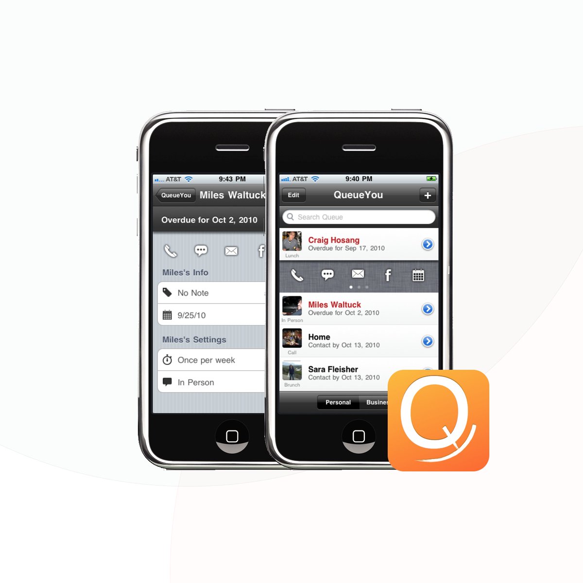 Queue, a simple personal crm. tweet media
