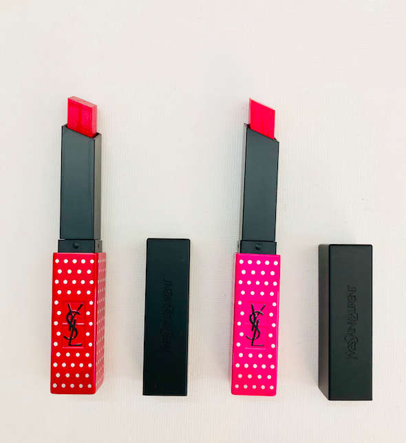 davelackie's tweet photo. Excited to be giving away these collector YSL The Slim matte lipsticks. I'm giving away shades 21 Rouge Paradoxe &amp; 8 Contrary Fuchsia. To enter, RT &amp; follow @davelackie https://t.co/m6u9aVmc9M