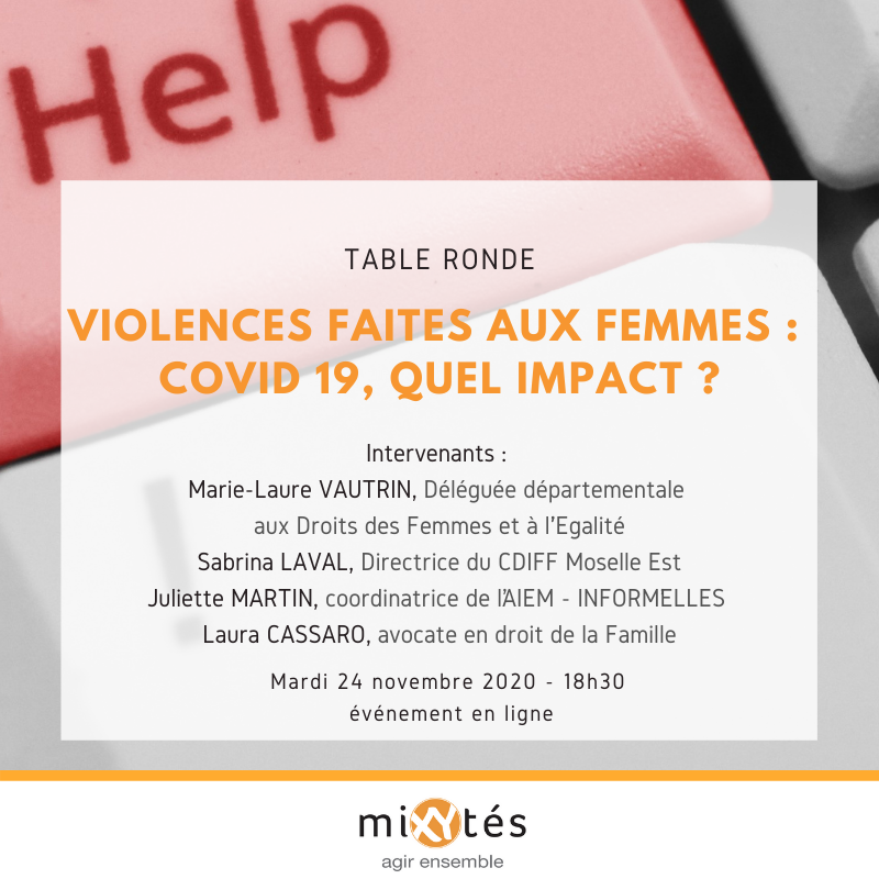 miXYtes's tweet photo. Table ronde miXYtés : Femmes et Violences, COVID 19 quel impact ? - https://t.co/6GdNIg2mqB https://t.co/2wgzh9iZVo