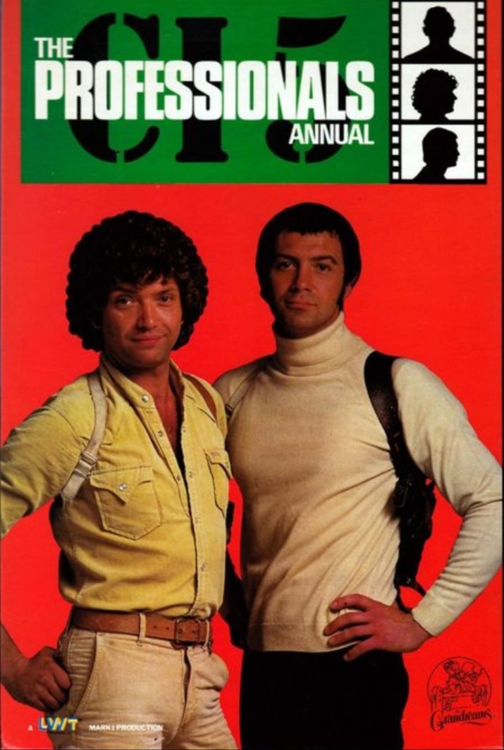 The 1980 Professionals annual.was a strangely romantic publication that featured the favourite recipes of Bodie and Doyle, in case they ever came round for dinner. Spoilers: Bodie hates sprouts and Doyle can't get enough of them...