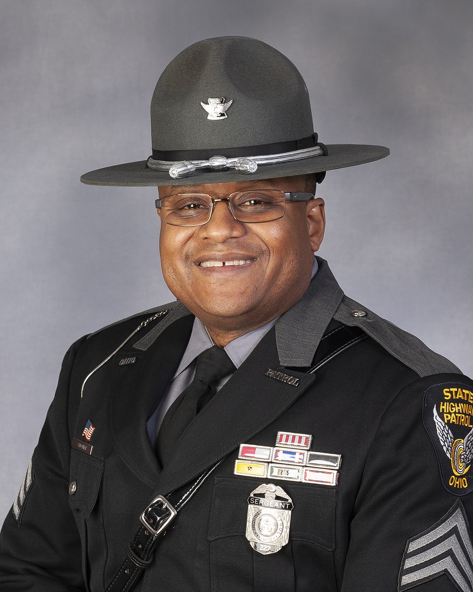 OSHP's tweet photo. Please help us congratulate Sergeant Veroman D. Witcher, Piqua Post, Piqua District, who retired today after 35 years of service to the Ohio State Highway Patrol and the citizens of Ohio. https://t.co/ZGWBIYYyjA