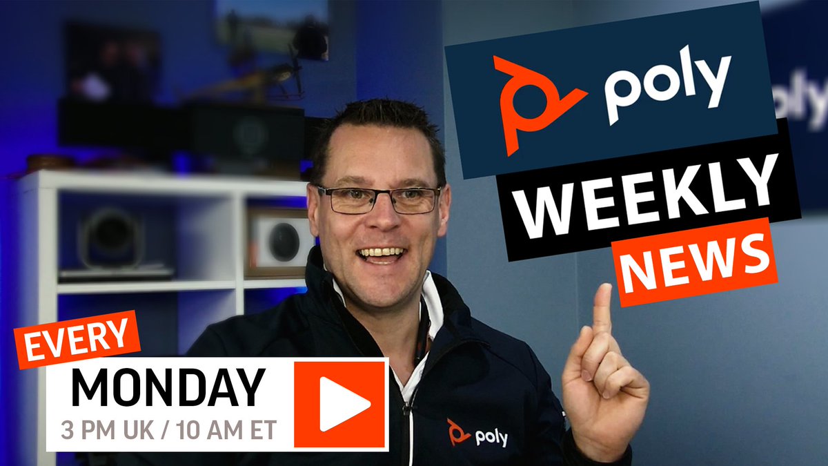 PolyCompany's tweet photo. Don’t miss next week's Poly Weekly News! 📅 @nfluester is joined by @sandhyarrao, Principal Product Lead for @MicrosoftTeams Android devices @Microsoft. #MSTeams #PolyMTR

Like, share and subscribe 👍
https://t.co/TAoTyc73vr https://t.co/XhDm3BnkC1