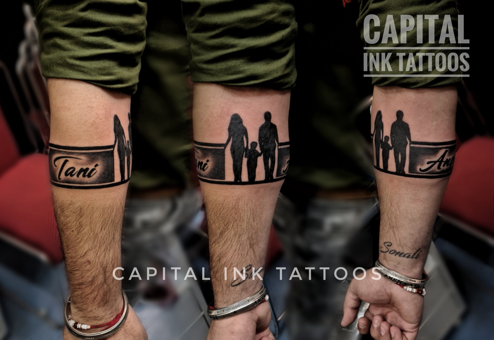 Arm belt tattoo online