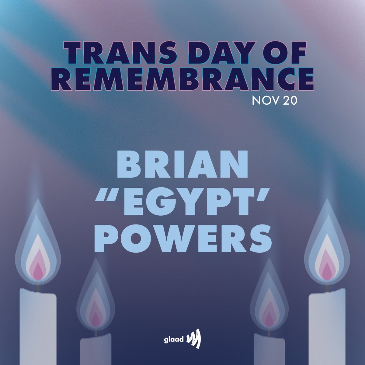 Brian “Egypt’ Powers, a Black transgender person, was killed in Akron, Ohio in June 2020. They were 43 years old.