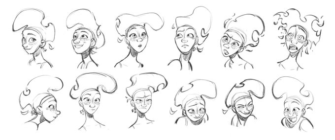 oh also, have some Wednesday expressions! just a girl &amp; her fire pompadour ? 