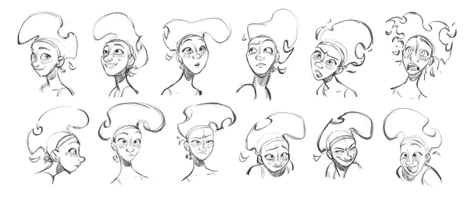 oh also, have some Wednesday expressions! just a girl &amp; her fire pompadour ? 