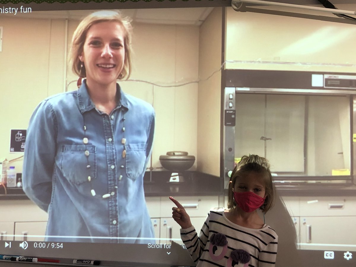 cfarison's tweet photo. To wrap up our unit on “Changes”, Second grade welcomed Chemistry professor (&amp; McClellan mom), Dr. Megan Nagle from @PennStateGA. We loved all of your experiments, but the electric pickle was LIT 🔥 Thank you! @McClellan_WJHSD #WErTJ @MeganNagel4 @wjhsd https://t.co/iGYKTkkSXa