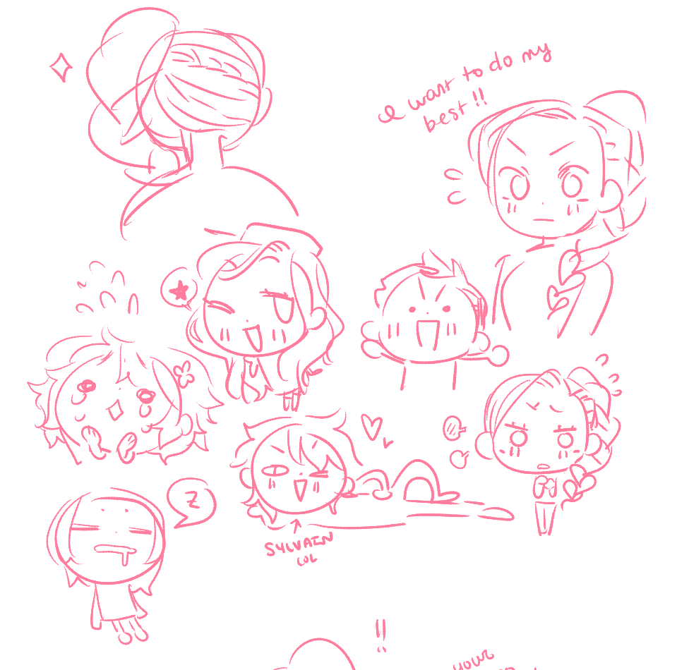 I haven't played the fire emblems yet but I tried drawing the black eagles from memory last night on stream lol
#fe3h #doodle