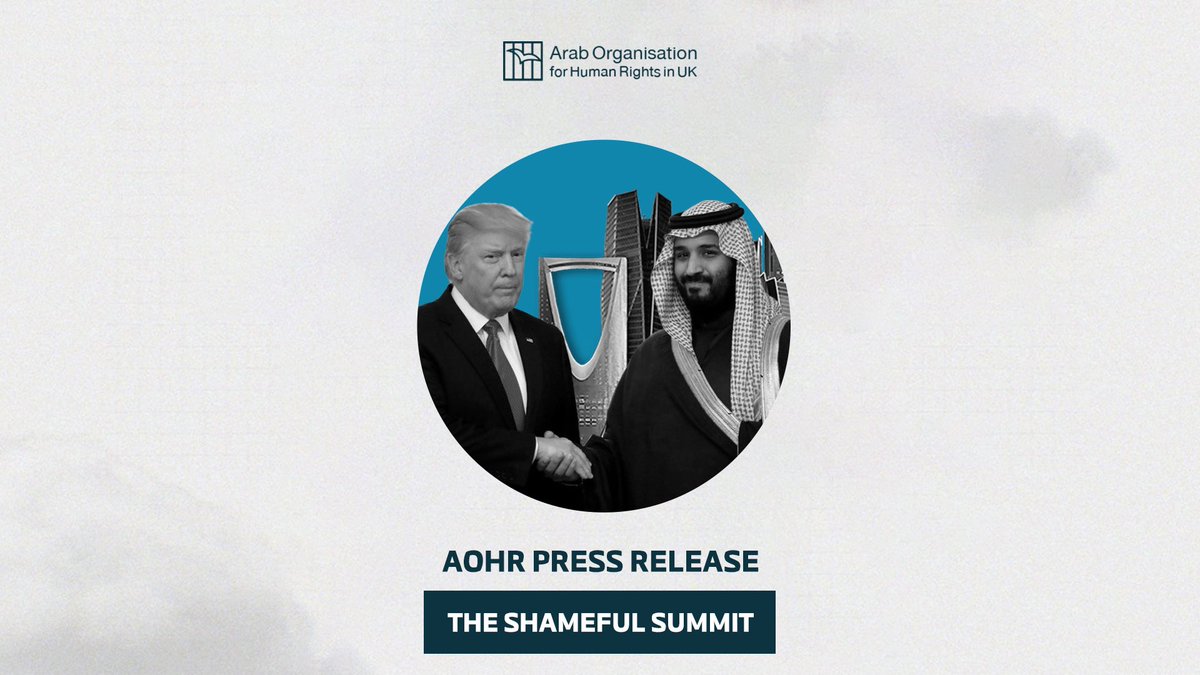 AohrUk_ar's tweet photo. AOHR PRESS RELEASE: THE SHAMEFUL SUMMIT
more: https://t.co/NlN9Yd7nHc
# #G20SaudiArabia
#G20RiyadhSummit
#PENCounterSummit
#G20
#قمة_العشرين
@aalodah
@alia_ww
@seekingfreedome https://t.co/pOfYhVw4sN