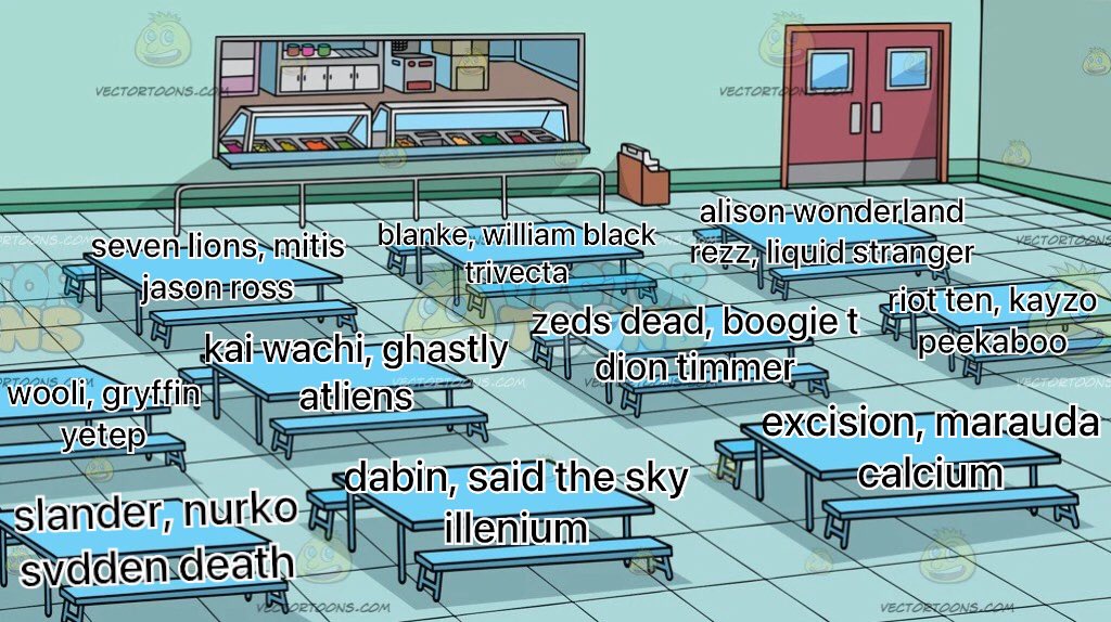 ferryrtx's tweet image. Ok edm twitter where y’all sitting for lunch today?