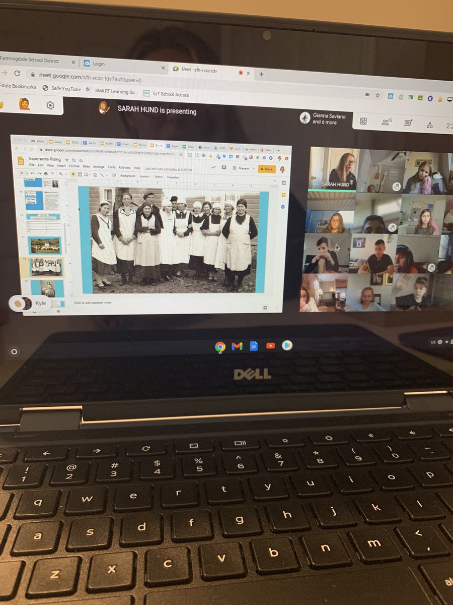 Today we went on a virtual gallery walk to gain background knowledge on the time period before we begin reading Esperanza Rising.