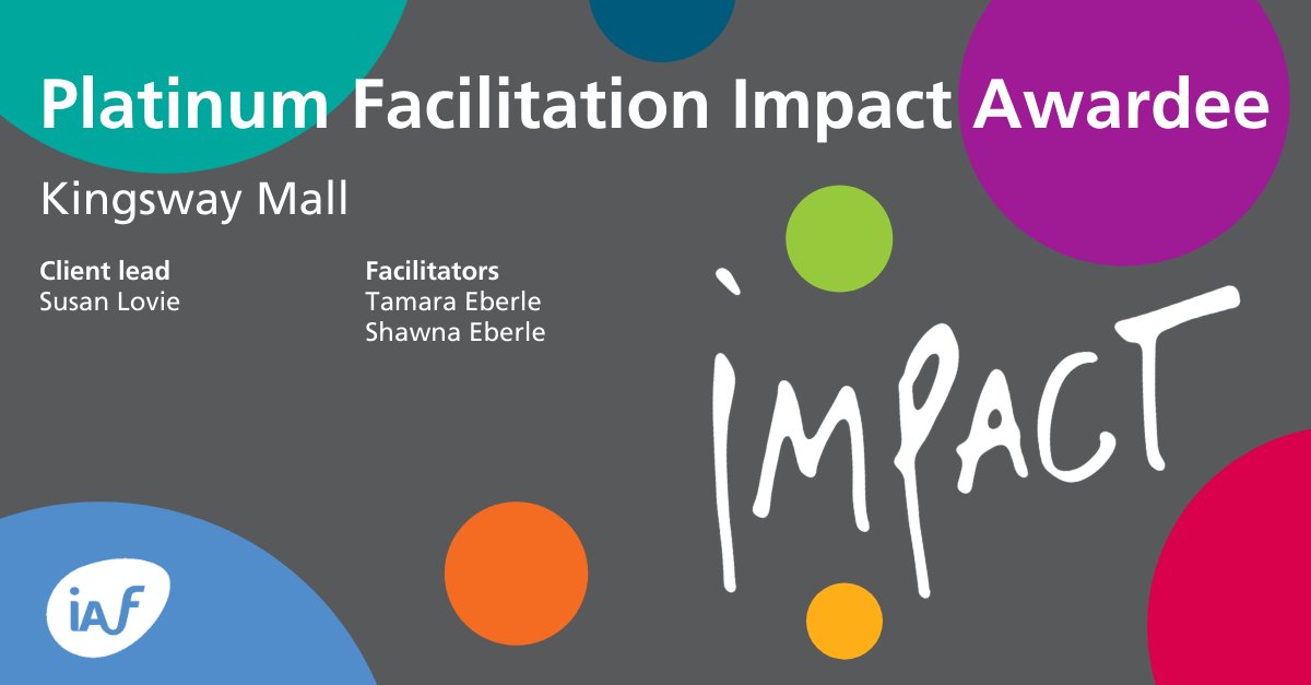 IAFacilitators's tweet photo. Hats off to @kingswaymall and @TractionToolbox for showing #FacilitationHasImpact with the Kingsway Innovation Village! Higher employee engagement, upskilling management and a library of tools are just a few of the reasons they just earned a Platinum FIA!
https://t.co/06shJGteCx https://t.co/df1UjO597f