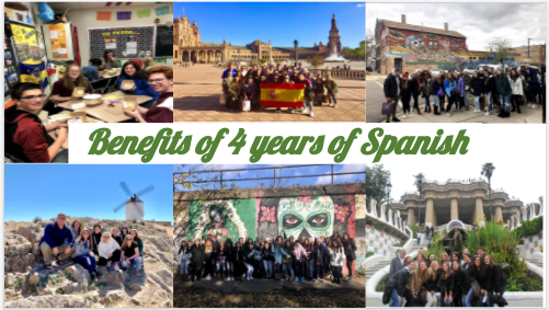CLSspanishclub's tweet photo. ¡Hola @CLSouthHS  @CLSGators ! Check out all the benefits of taking Spanish with us! College credits, useful skills and lots of fun! https://t.co/21zaqE0gzw