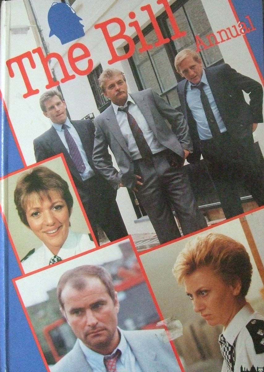 The Bill 1989 annual. Kids love a police procedural. Love it they do!My rule of thumb for buying Bill annuals is simple: no Tosh, no dosh. D.I. Burnside is a poor replacement...