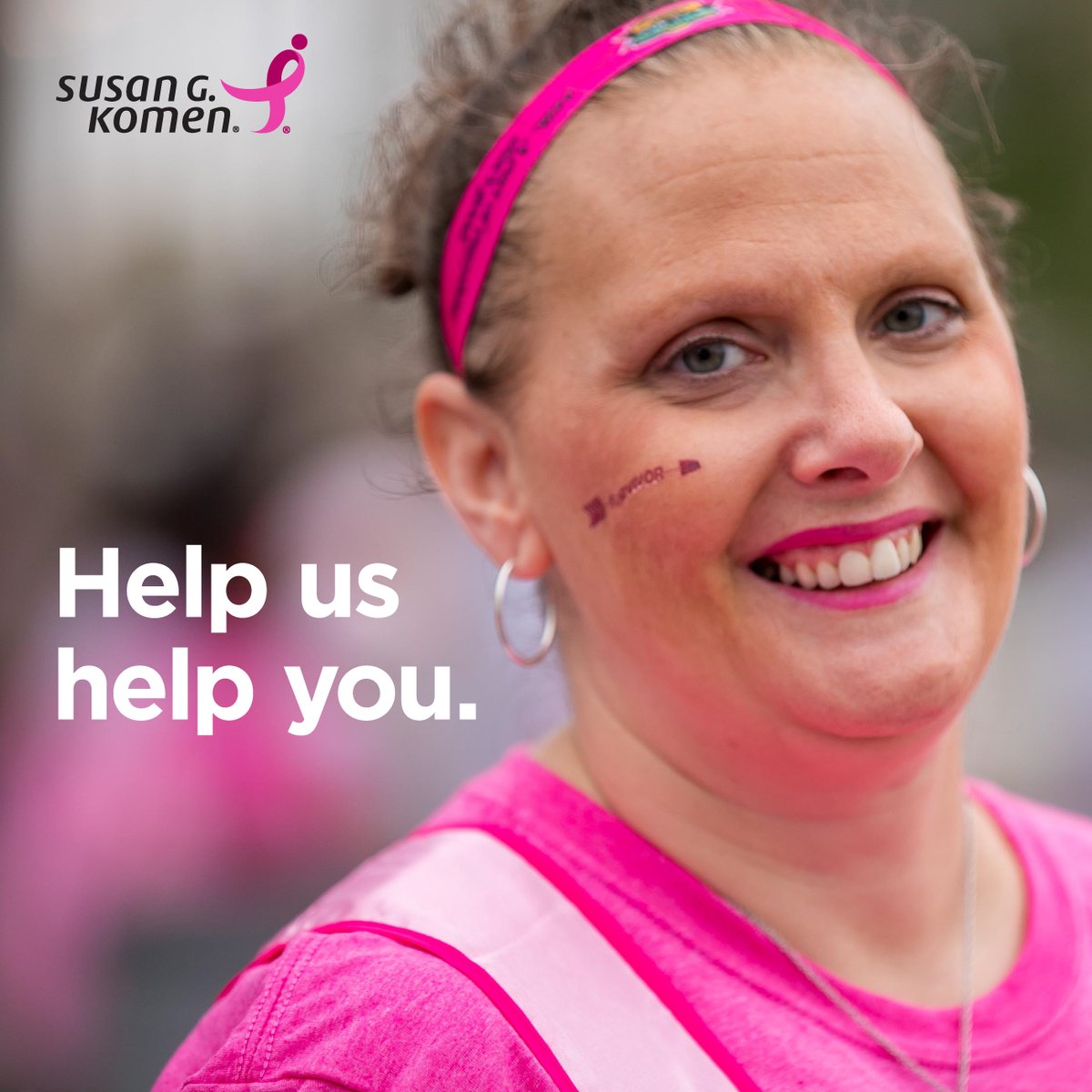 KomenNCTC's tweet photo. To all our loyal followers- THANK YOU so much for your unwavering support. How can we better serve #breastcancer patients? Take this short survey: https://t.co/S0T4mIWW9L https://t.co/QTPrdKgcBj