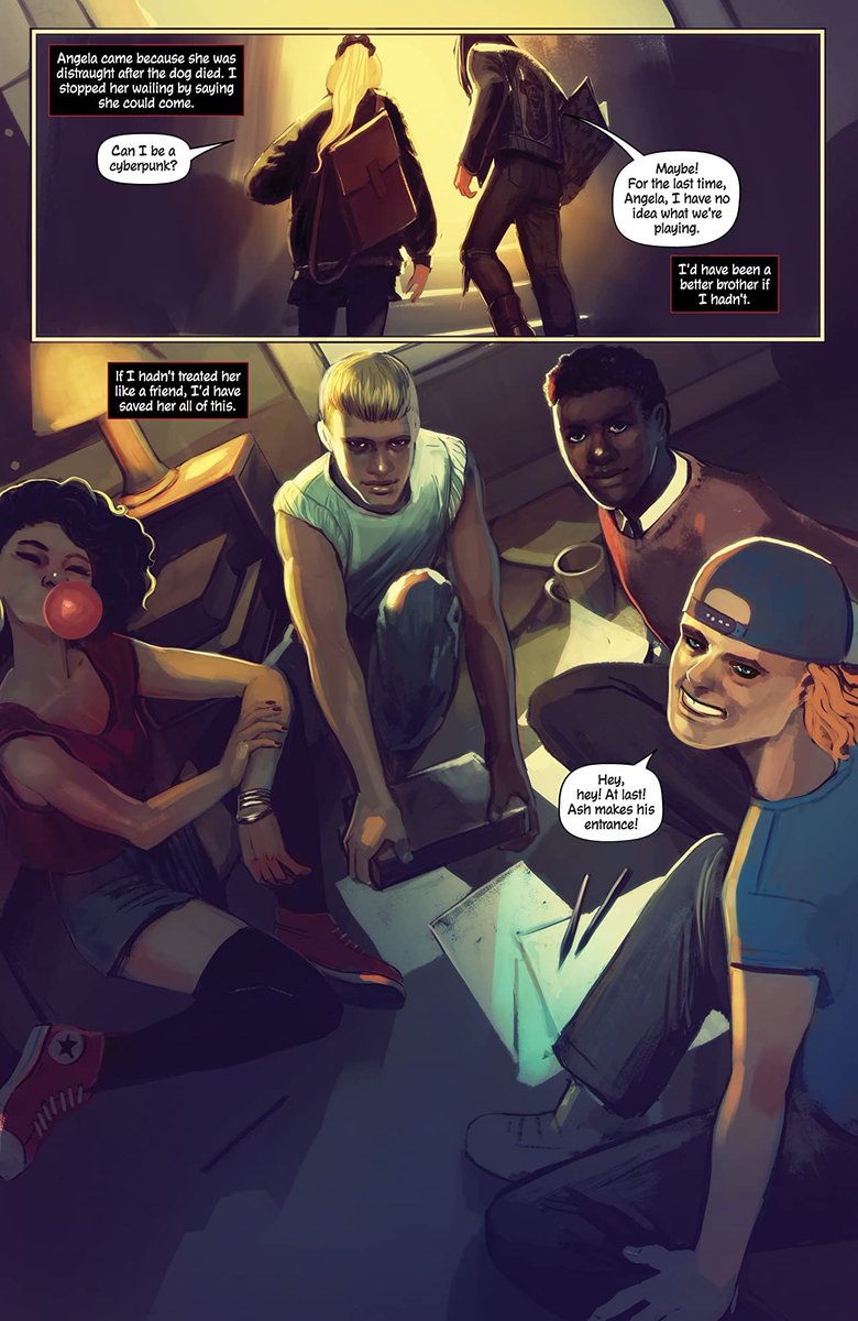 DIE (3 volumes - ongoing)by  @kierongillen,  @HansStephanie, and  @ClaytonCowles Get lost in a roleplaying game! Literally! A dark love letter to fantasy! Everyone is having a mid-life crisis! Goth Jumanji!