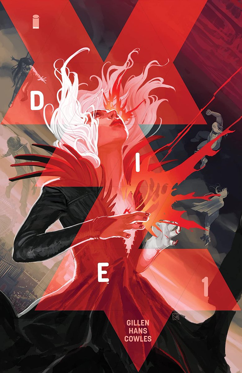DIE (3 volumes - ongoing)by  @kierongillen,  @HansStephanie, and  @ClaytonCowles Get lost in a roleplaying game! Literally! A dark love letter to fantasy! Everyone is having a mid-life crisis! Goth Jumanji!