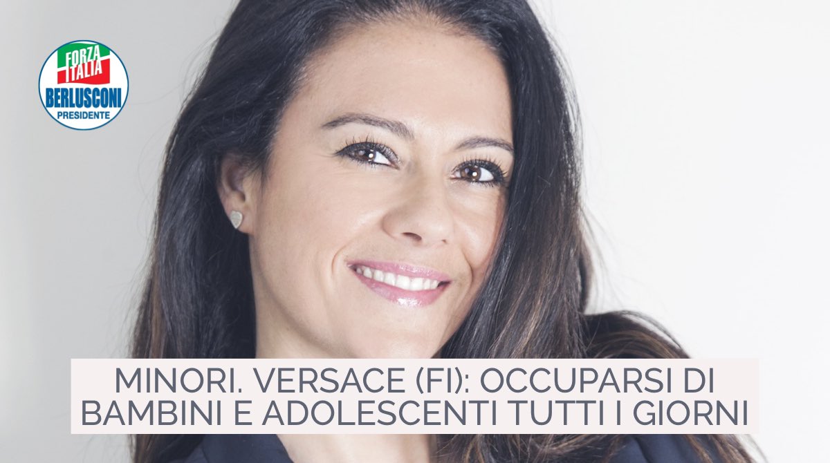 MINORI. VERSACE (FI): OCCUPARSI DI BAMBINI E ADOLESCENTI TUTTI I GIORNI