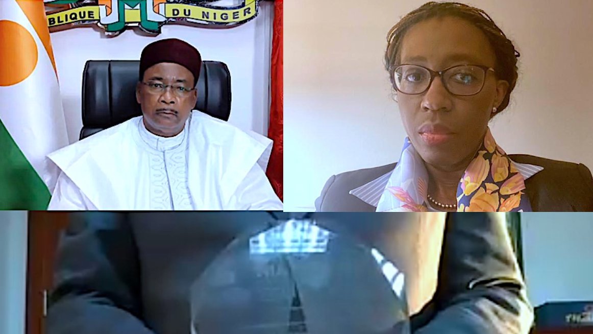 ECA_OFFICIAL's tweet photo. Je tiens à remercier S.E. @IssoufouMhm ; grâce a son soutien et son engagement comme champion de la #ZLECA et de l’industrialisation de l’Afrique, aujourd’hui 31 pays ont ratifié la #ZLECA, représentant 70% de la population du continent - @SongweVera #AIW2020 https://t.co/FK0o8BuRJQ