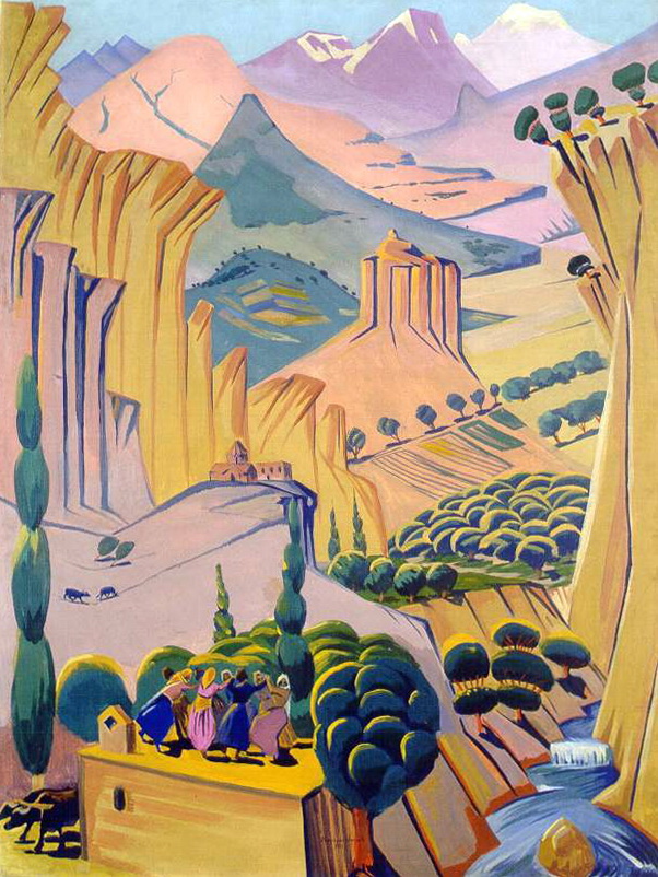 artistsarian's tweet photo. Armenia, 1923 https://t.co/KNFLhMkKo2 #symbolism #martirossaryan https://t.co/5tOWyh9Id9