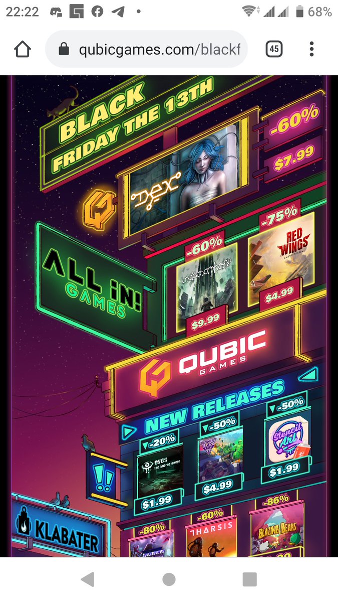 #QubicGames #Klabater #ALLINGames #blackfriday13
