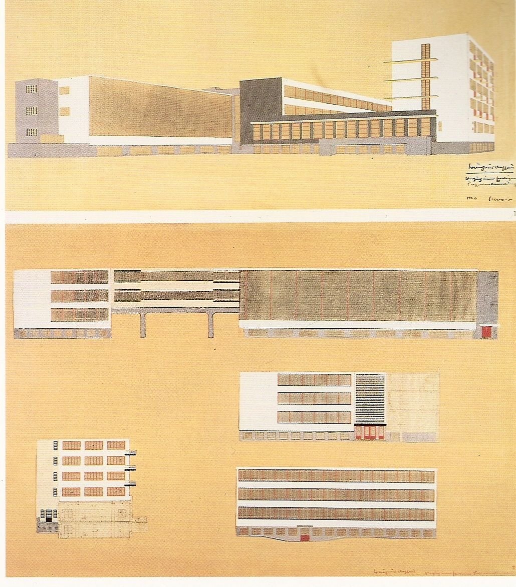 5/ Germany's answer to Constructivism was Bauhaus. It incorporated the proletarian and pragmatic aspects of Constructivism but emphasized a return to a more intimate and human scale.
