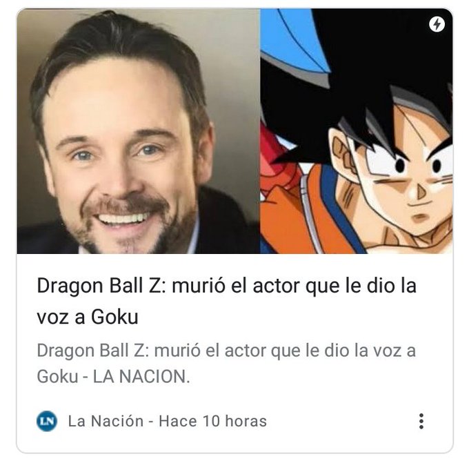 Dragon Ball: muere actor que daba voz a Gokú y causa confusión en  Latinoamérica – FayerWayer