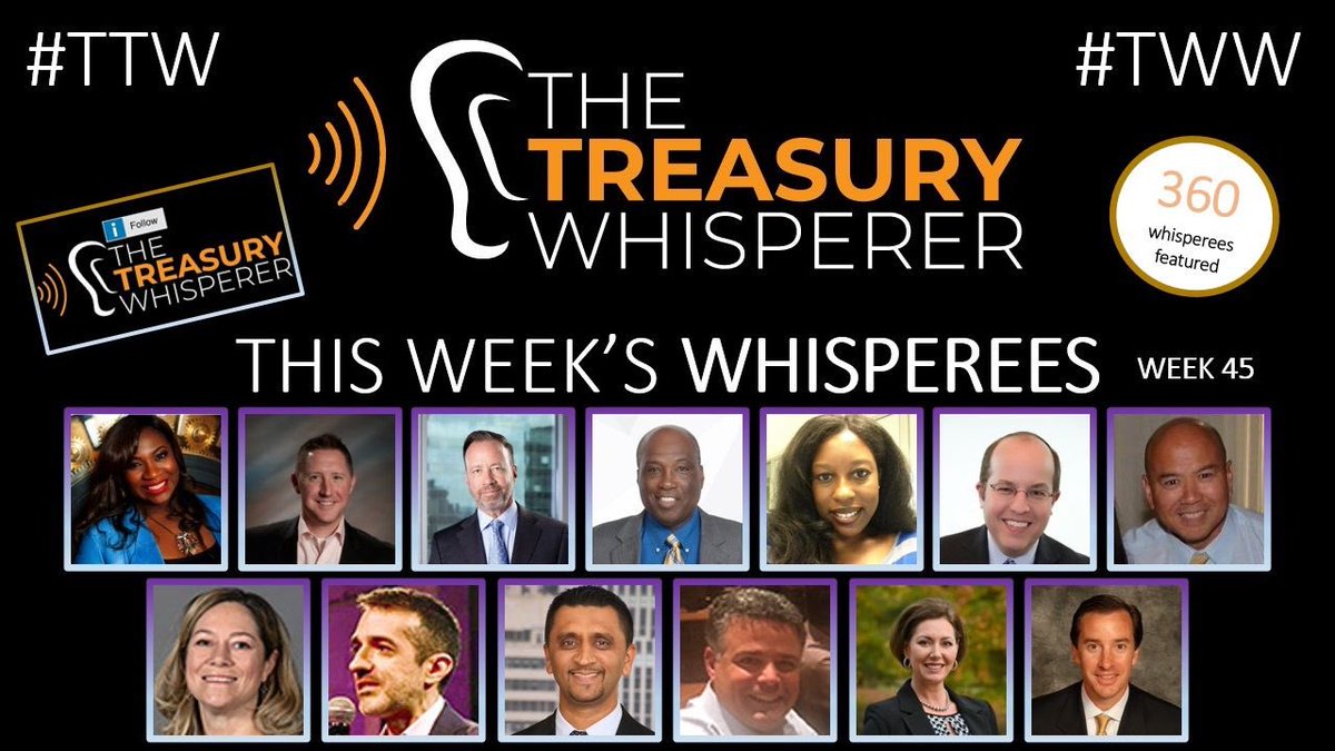 Honored to be featured in this week’s <a href="/TreasWhisperer/">Seth Marlowe, The Treasury Whisperer</a>!!!! @WNETonline <a href="/ATLInnoForum/">Atlanta Innovation Forum (formerly Wireless Tech)</a> <a href="/wirelesswomen/">WomenDrivingInnovation (formerly WomeninWireless)</a> 🔥🔥🔥