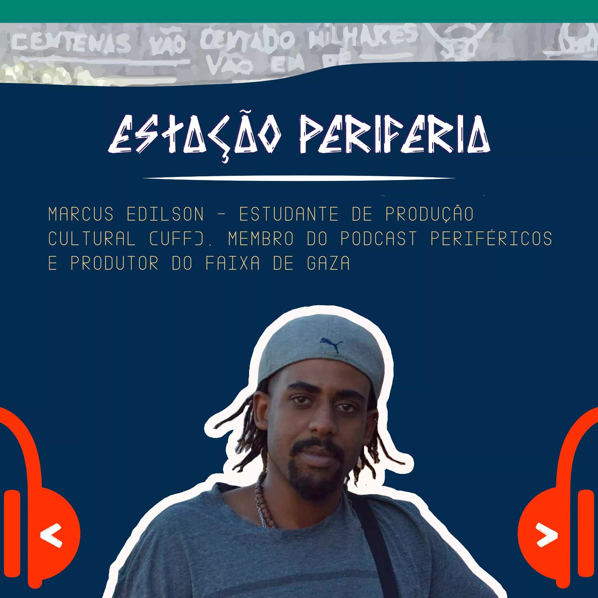Estacaoperifa's tweet image. Presença do produtor @MarcusEdilson