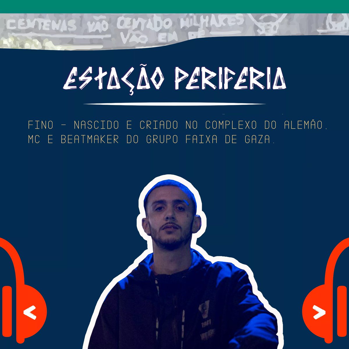 Estacaoperifa's tweet image. Do MC e Beatmaker Fino @finofxgz