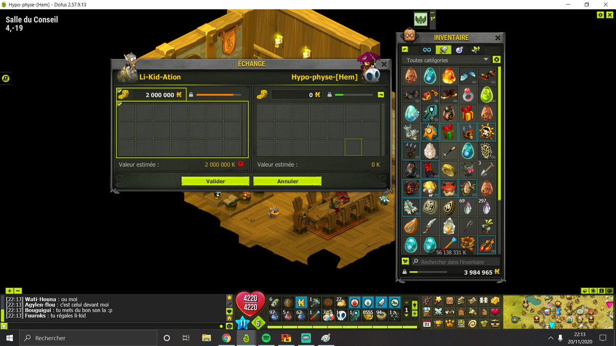 Nonyle_Twitch's tweet photo. Ensuite, deux chasses à l'homme ont débuté... Pour 1m kamas chacune ! La tête d'Hypo-tenuse était mise à prix 🤯
Ce sont Mk-resse et Falenpatal qui remportent les deux chasses, et repartent avec la sponso de Li-Kid-Ation 💰 GG et merci à lui!🍀
#Dofus #QPUC #Furye #Chasse #Twitch https://t.co/WcrXt4Mk0t