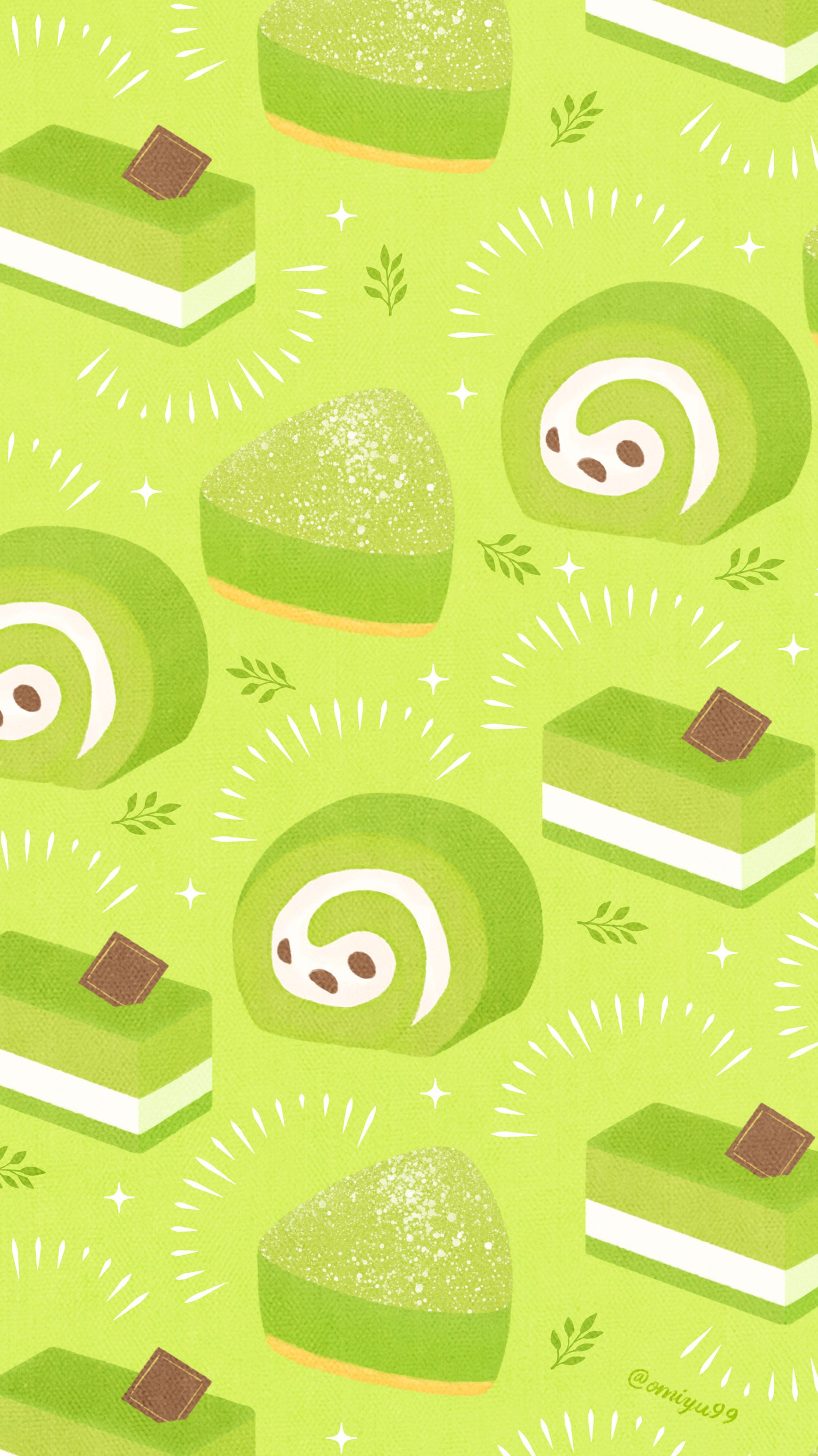 Omiyu 抹茶ケーキな壁紙 Illust Illustration 壁紙 イラスト Iphone壁紙 抹茶 Matcha ケーキ Cake 食べ物 T Co Uy3xj8mush Twitter