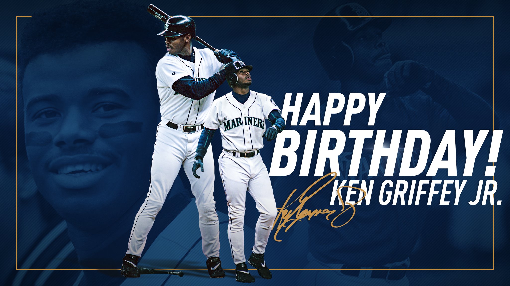 Let s all wish a happy birthday to the one and only, Ken Griffey Jr.! 