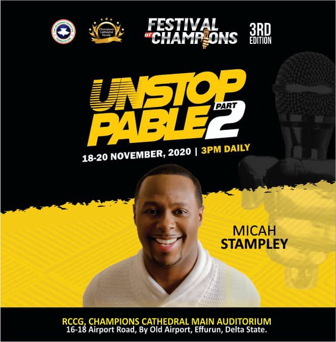 xatbiodam's tweet photo. Micah Stampley is Live  #FOC2020 https://t.co/fZEVWBrDwX